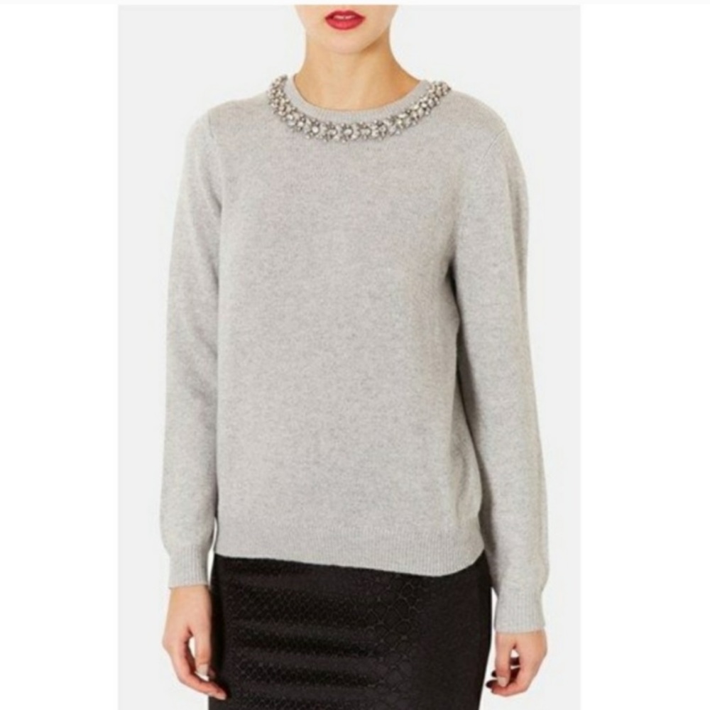 Embellished Topshop Sweater